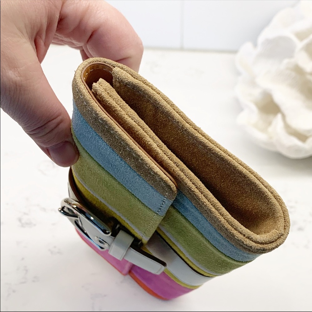 COACH Soho Suede Clutch Wallet - Picture 7 of 12